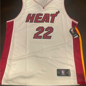 Heat Basketball Jersey - White and Red